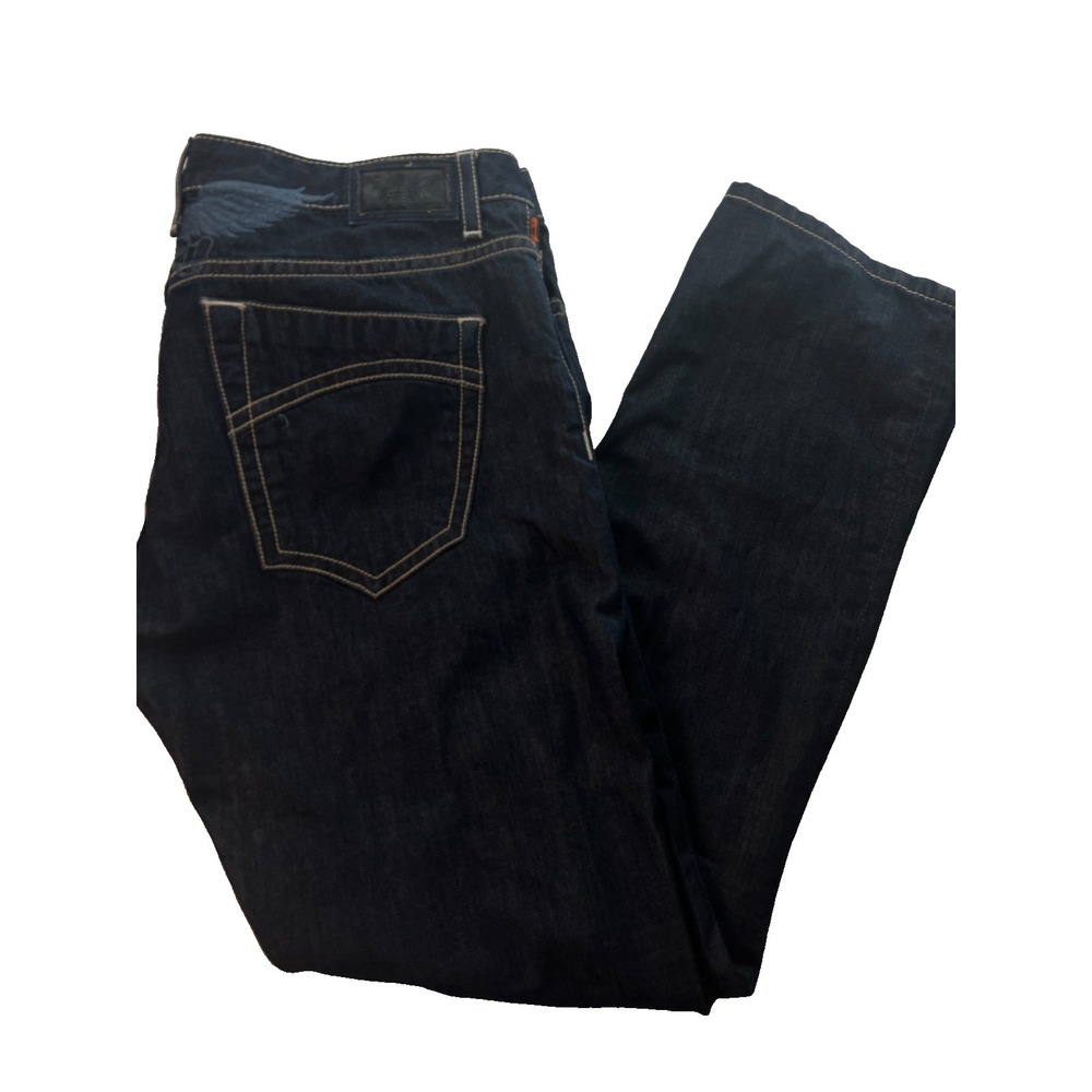 Robins Jeans Marlon Slim Men's Size 40 Blue Made In USA Dark L35.5 All Cotton